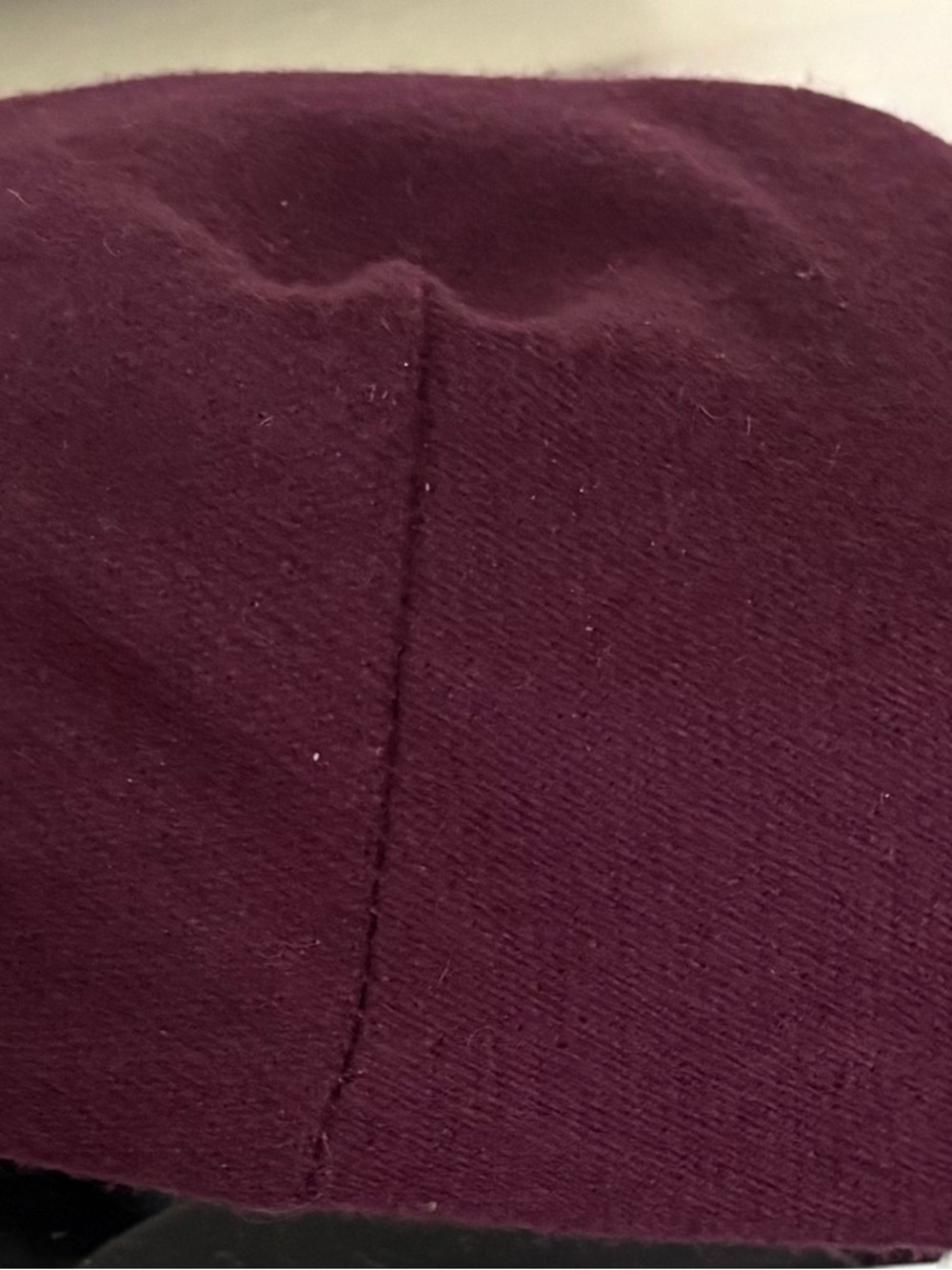 Classic Solid flat capin Deep Plum